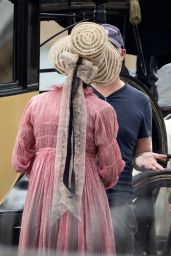 Dakota Johnson - Persuasion: Filming for Big Screen Adaptation of Jane Austen Novel in Bath 06/24/2021