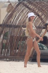 Delilah Hamlin in a Bikini on the Beach in Tulum 06/16/2021