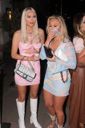 Demi Sims and Frankie Sims at Novikov and Tape Nightclub in London 06/01/2021