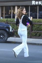Elsa Pataky Wearing SPELL Flared Overalls - Grocery Shopping in Byron 06/02/2021
