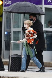 Emma Roberts - Arriving in Boston 06/01/2021