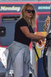 Hilary Duff - Pumping Gas in Studio City 06/15/2021
