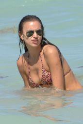 Irina Shayk in a Bikini - Miami July 2013