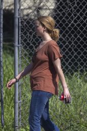 Jennifer Lawrence - "Red, White and Water" Filming Set in New Orleans 06/01/2021