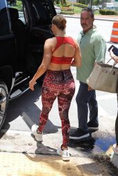 Jennifer Lopez in Gym Ready Outfit - Miami 06/10/2021