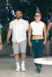 Jennifer Lopez With Her Manager Benny Medina in Miami 06/09/2021