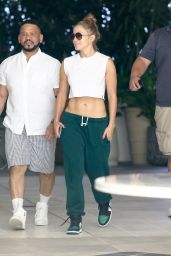 Jennifer Lopez With Her Manager Benny Medina in Miami 06/09/2021