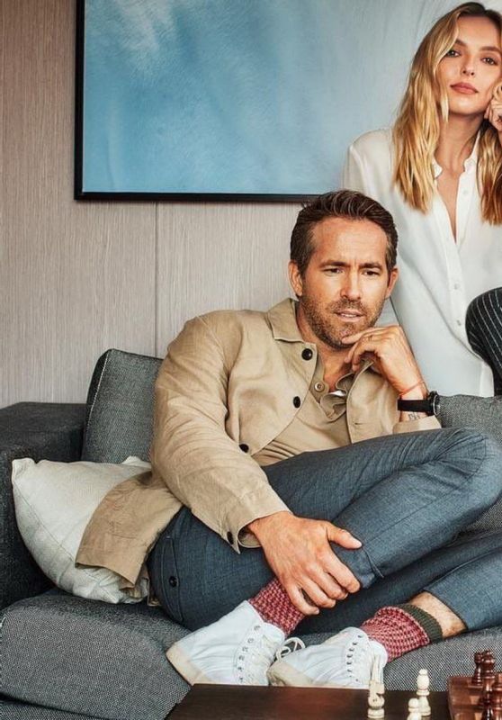 Jodie Comer and Ryan Reynolds - Total Film July 2021 Issue