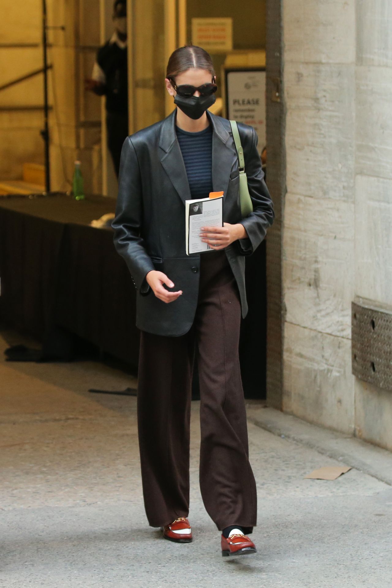 Kaia Gerber - Leaving Marc Jacobs Fashion Show in NYC 06/28/2021