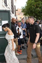 Kim Kardashian - Arriving at Her Hotel in Rome 06/29/2021