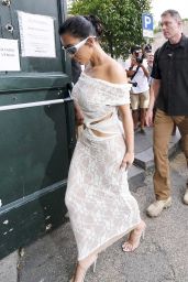 Kim Kardashian - Arriving at Her Hotel in Rome 06/29/2021
