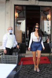 Kim Kardashian - Visiting the Colosseum in Rome 06/27/2021
