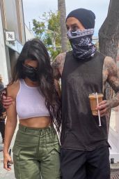 Kourtney Kardashian With Travis Barker - Out in LA 06/15/2021