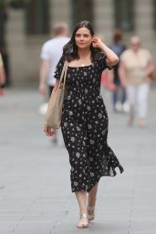 Lilah Parsons in Floral Maxi Dress - London 06/11/2021