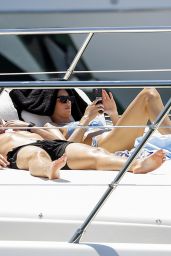 Lorena Rae on a Luxury Yacht in Saint-Tropez 06/26/2021