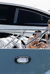 Lorena Rae on a Luxury Yacht in Saint-Tropez 06/26/2021