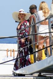 Madelyn Cline and Kate Hudson - "Knives Out 2" Set in Spetses Island, Greece 06/29/2021