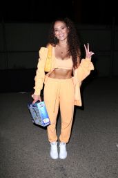 Madison Pettis - Leaving Space Jam “Party in the Park After Dark” in Valencia, California 06/29/2021