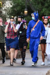 Megan Fox and Machine Gun Kelly - Disneyland in Anaheim 06/03/2021