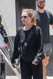Michelle Pfeiffer in a Comfy Black Ensemble - Brentwood 06/14/2021