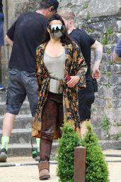 Michelle Rodriguez at Wells Cathedral in Somerset - "Dungeons and Dragons" Set 06/10/2021