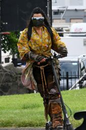 Michelle Rodriguez - "Dungeons And Dragons" Set at Carrickfergus Castle in Ireland 06/26/2021