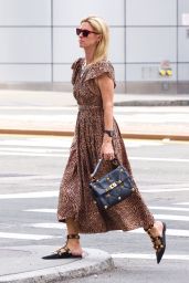 Nicky Hilton Wears a Leopard Print Dress - New York 06/07/2021