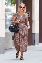 Nicky Hilton Wears a Leopard Print Dress - New York 06/07/2021