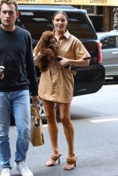 Olivia Culpo Cute Street Style - New York City 06/15/2021