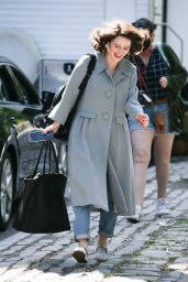 Rachel Brosnahan - Leaving Set in New York 06/25/2021