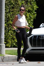 Sara Sampaio in Yoga Pants - West Hollywood 06/04/2021