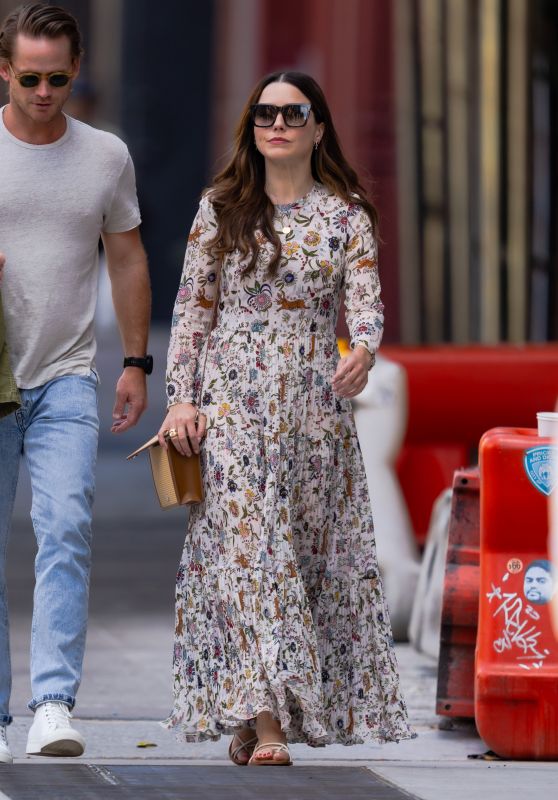 Sophia Bush and Grant Hughes - Out in NYC 06/18/2021