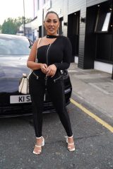 Holly Hagan and Sophie Kasaei - Arriving at Charlotte Crosby TV Show in