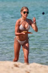 Sylvie Meis in a Bikini at a Saint Tropez Beach 06/10/2021