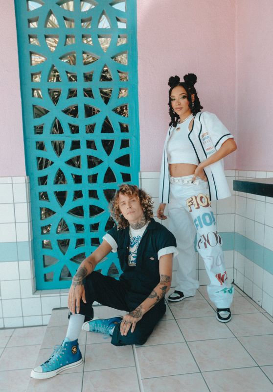 Tinashe and Cheat Codes - "Lean On Me" Single Photoshoot 2021