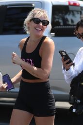 Vanessa Hudgens at DogPound Gym in West Hollywood 06/28/2021