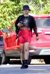 Vanessa Hudgens - Outside the Dogpound Gym in West Hollywood 06/24/2021