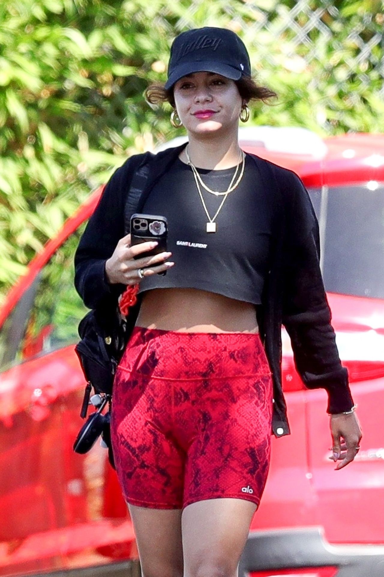 Vanessa Hudgens - Outside the Dogpound Gym in West Hollywood 06/24/2021