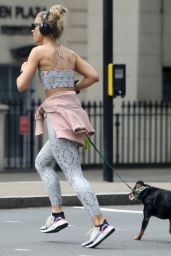 Vogue Williams - Out For a Jog in Chelsea, London 06/22/2021