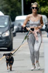 Vogue Williams - Out For a Jog in Chelsea, London 06/22/2021