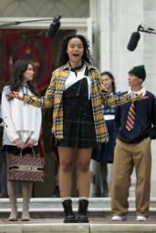 Whitney Peak – “Gossip Girl” Reboot Filming Set in New York 06/08/2021