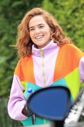 Zoey Deutch in a Colorful Outfit - Los Angeles 06/08/2021