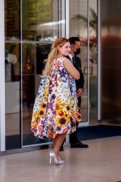 Abigail Breslin at the Martinez Hotel in Cannes 07/09/2021