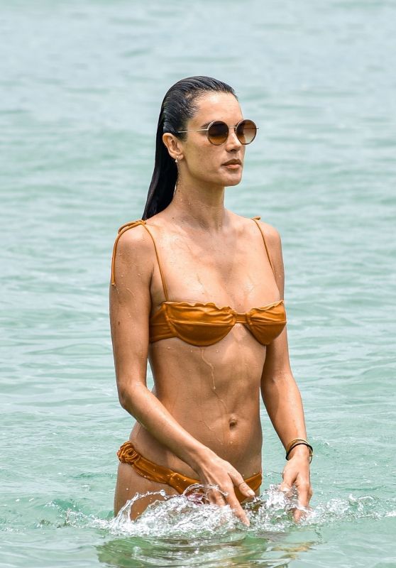 Alessandra Ambrosio in a Bikini - Vacation in Brazil 07/26/2021