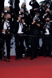 Anja Rubik – “De Son Vivant (Peaceful)” Red Carpet at the 74th Cannes Film Festival