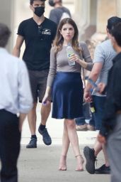 Anna Kendrick and Charlie Carrick - "Alice, Darling" Set in Toronto 07/19/2021