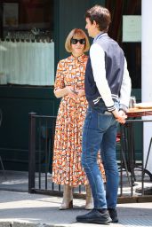 Anna Wintour - Leaving Sant Ambroeus in New York 07/28/2021