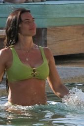 Annie Kilner in a Bikini at SantAnna Mykonos X Rose Beach 07/16/2021