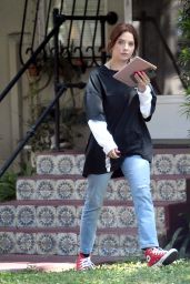 Ashley Benson Debuts Her New Copper Red Hair - West Hollywood 06/29/2021