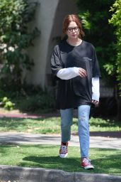 Ashley Benson Debuts Her New Copper Red Hair - West Hollywood 06/29/2021